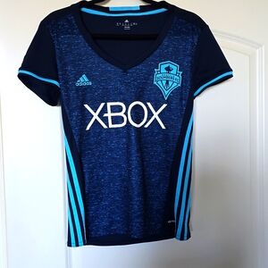 Women's Seattle Sounders Soccer Jersey Adidas Size Medium